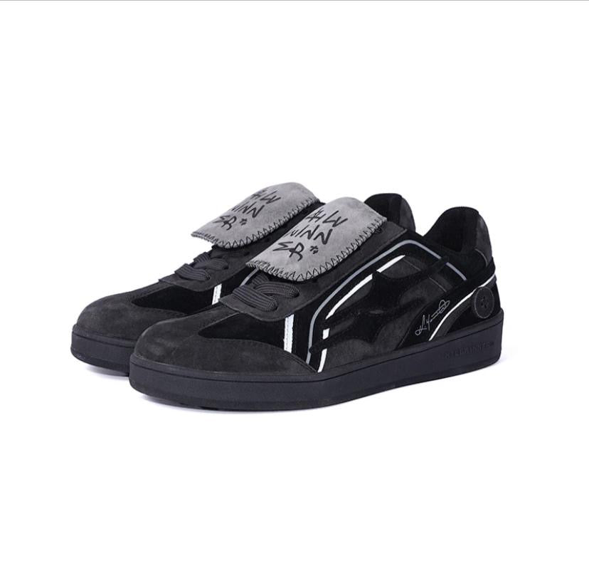 預訂 Preorder 韓國大熱 Killwinner 蕾絲花邊 緞帶 長舌 徳訓鞋 漆皮黑 German Trainer Patent Black