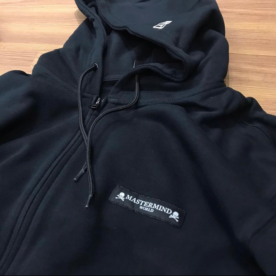 Mastermind Japan MMJ x New Era Full Zip Hoodie SS24 Black MMW