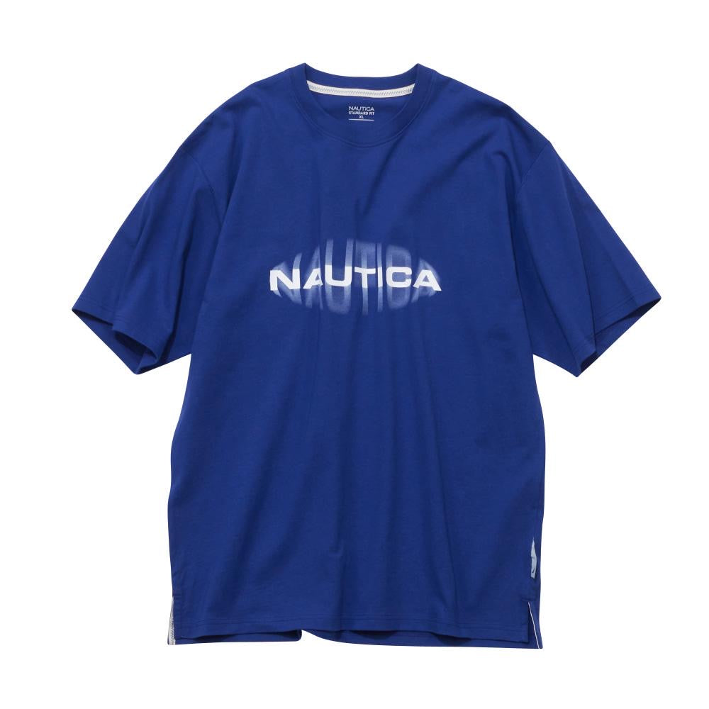 Preorder 預訂 Nautica KR Motion Logo Tee SS Black Blue Cream