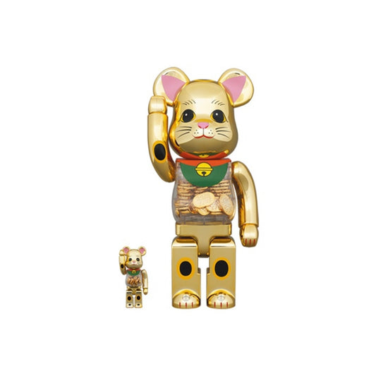 Medicom Toy Bearbrick 招財貓 小判 100% & 400% 1000% Be@rbrick 招き猫 Maneki Neko