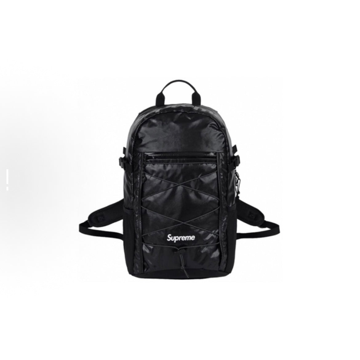 Supreme FW17 Backpack Black Cordura Advanced Fabrics 3M Logo
