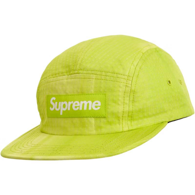 Supreme SS19 Tie Dye Ripstop Camp Cap Lime