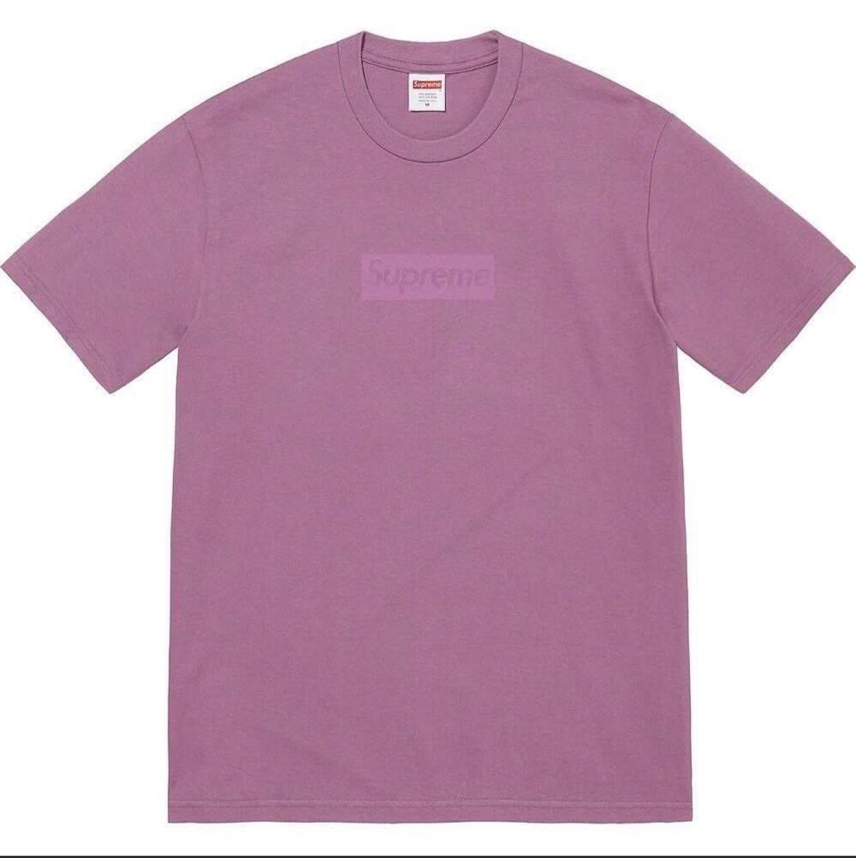 Supreme Tonal Box Logo Tee Black Navy