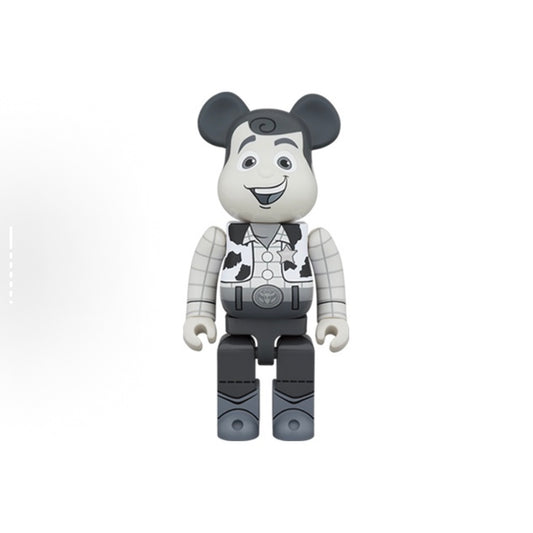 Medicom Toy Bearbrick Disney Pixar Toy Story Woody B&W Ver. 1000% Be@rbrick 黑白胡迪