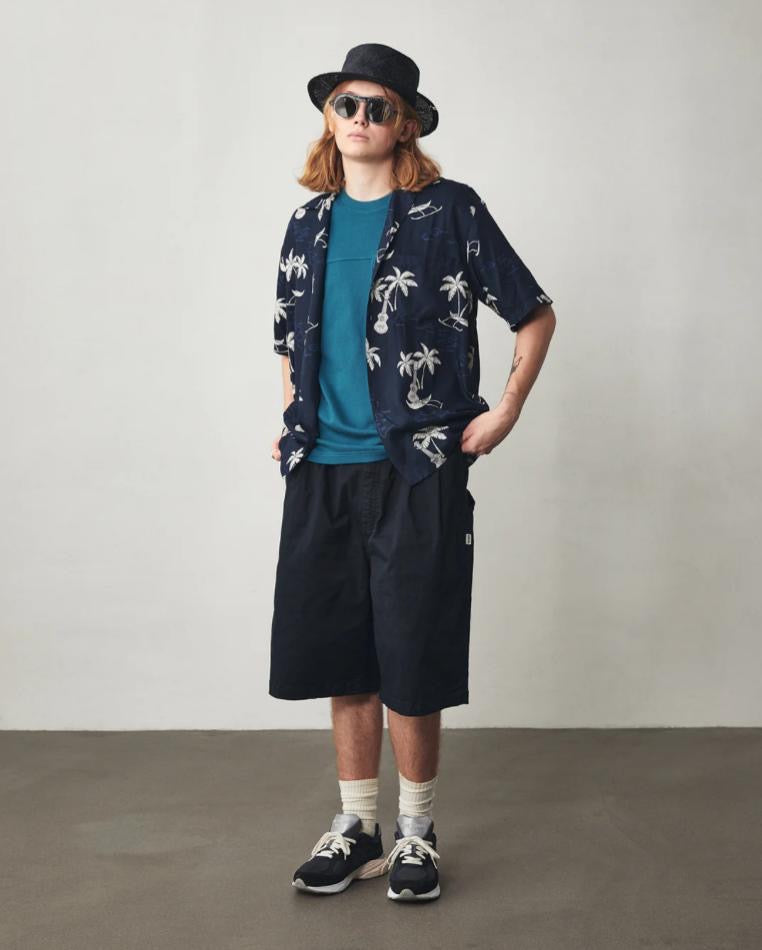 LAKH Supply Wide Cut 3/4 Chino Pants Black Navy Olive 黑色 深藍 綠色