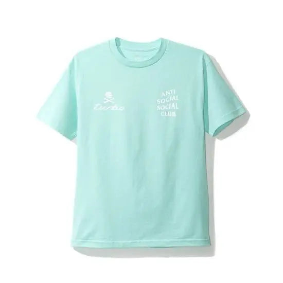 Anti Social Social Club ASSC x Neighborhood NBHD 911 Turbo Tee Teal (Made In USA)
