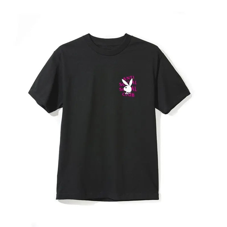 Anti Social Social Club ASSC x Playboy Remix Tee Black (Made in USA)