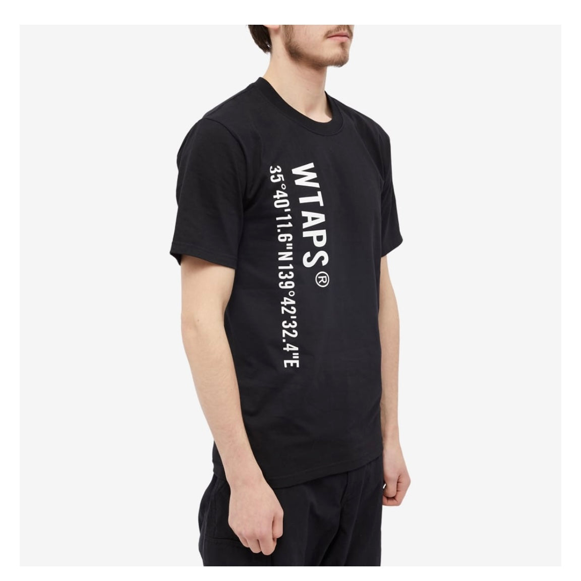 Wtaps GPS SS Tee Black 221PCDT-ST07S