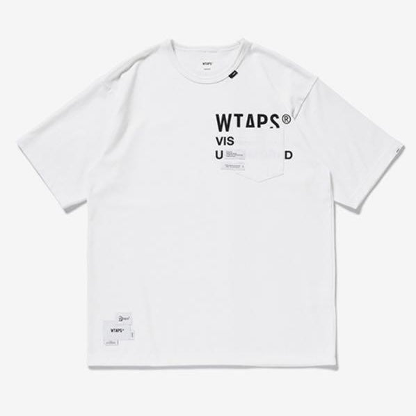 Wtaps Insert 02 Pocket SS Tee White 211ATDT-CSM12