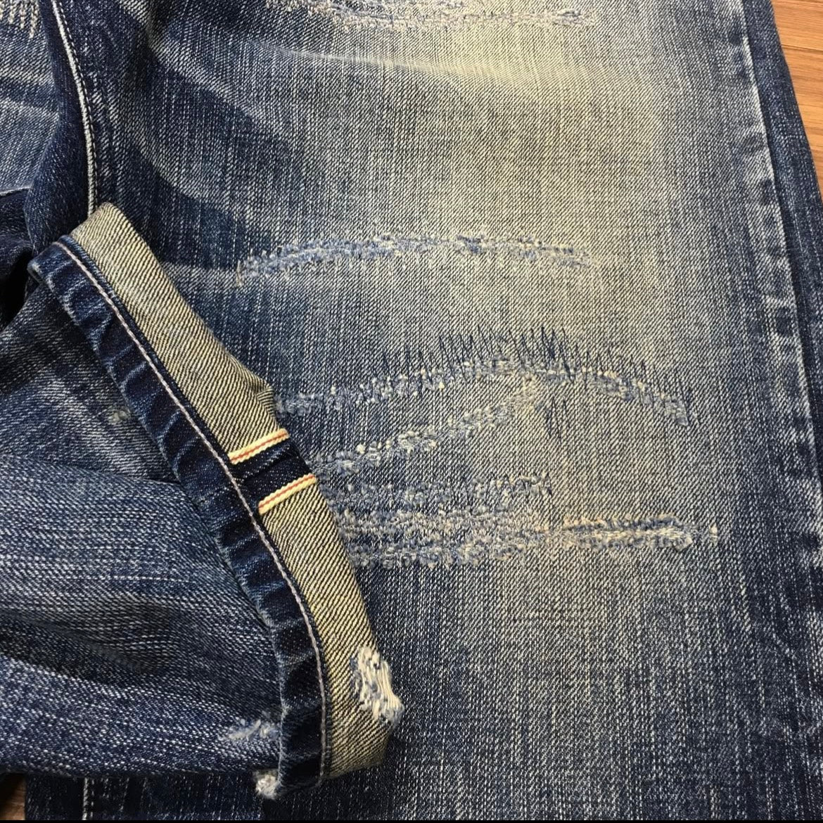 NORLN NR Crushed Denim Jeans 牛仔褲 #018 (Japan Redline Fabric 日本布 🇯🇵)