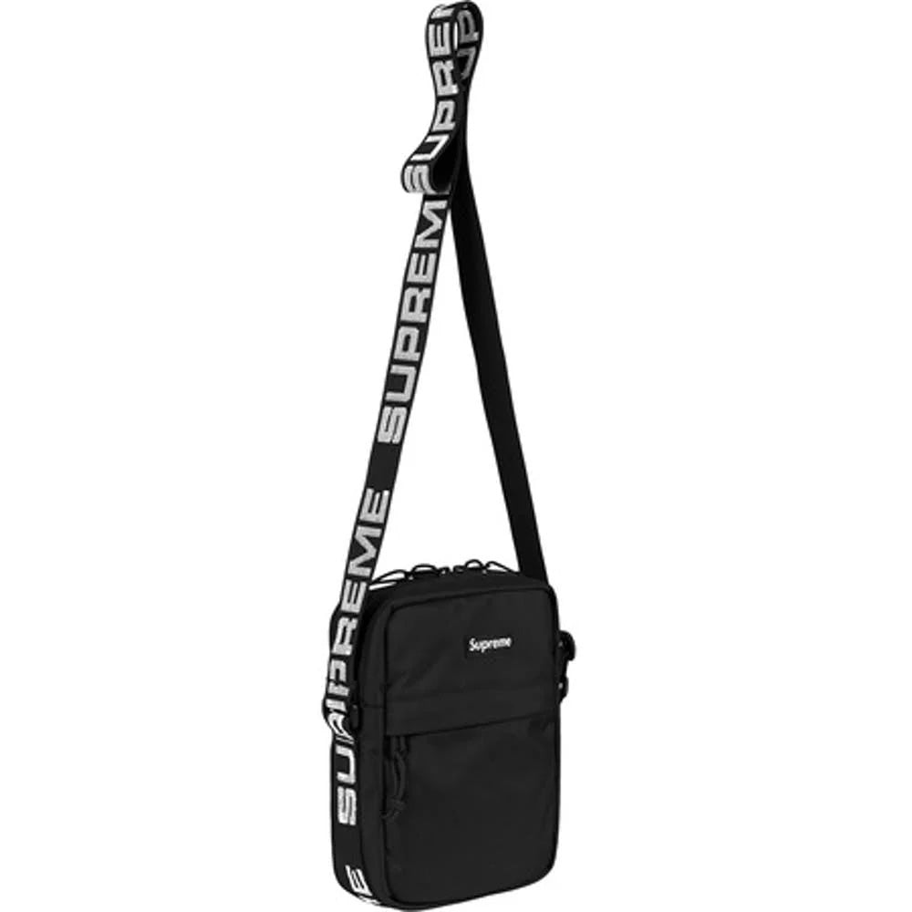 Supreme SS18 Shoulder Bag Black Cordura Advanced Fabrics