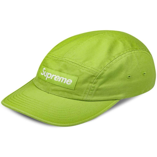 Supreme Washed Chino Twill Camp Cap Lime