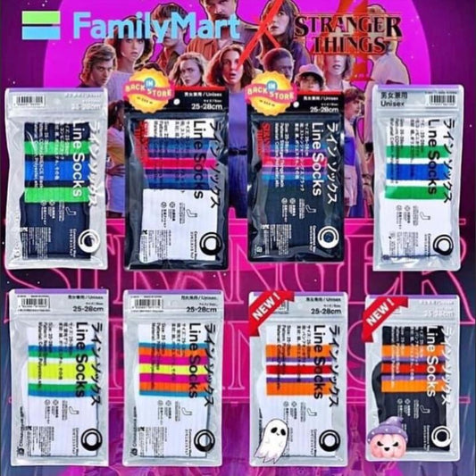 (日版) Family Mart Convenient Store Long Crew Socks 木村拓哉 著用長襪   22-25cm / 25-28cm