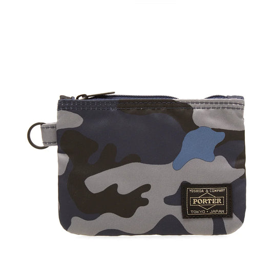 Head Porter Jungle Camo Zip Wallet Dark Navy HP-3576