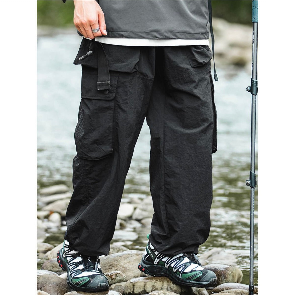 Preorder 預訂 OutWild Waterproof Trail Pant Black Grey 防潑水戶外長褲 黑色 灰色