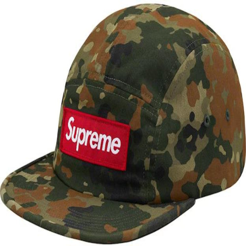 Supreme SS19 Military Camp Cap Olive German Camo