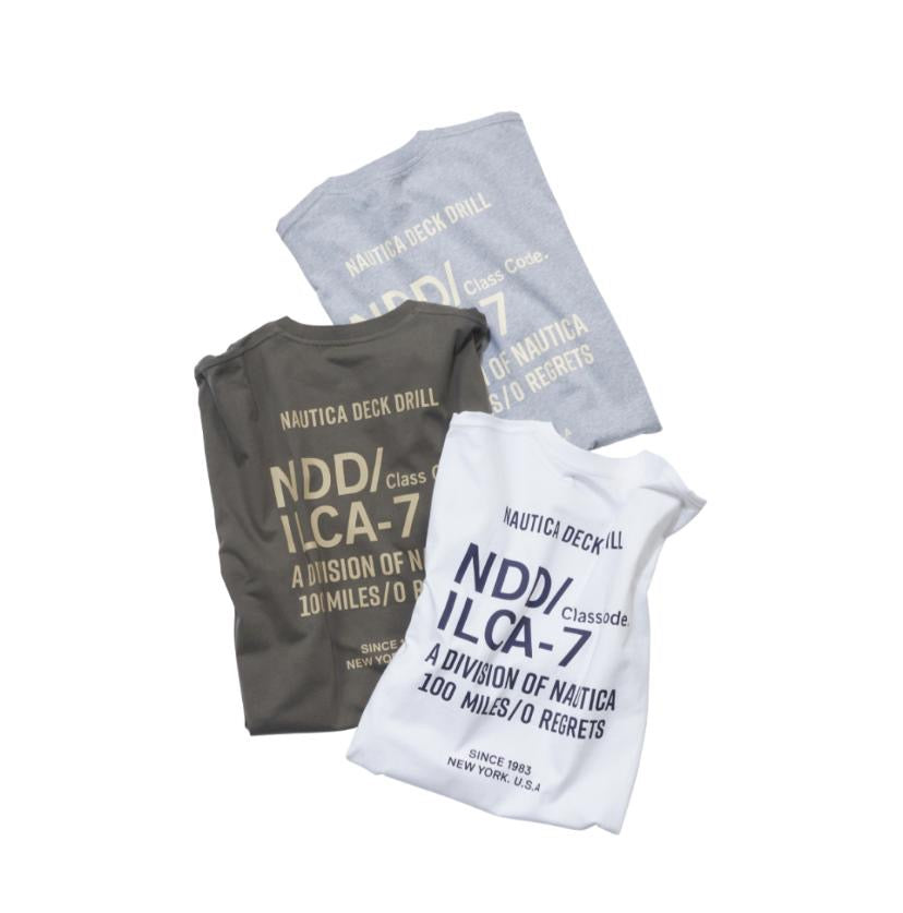 Preorder 預訂 Nautica KR Deck Drill Tee SS White Olive Grey Heather Grey