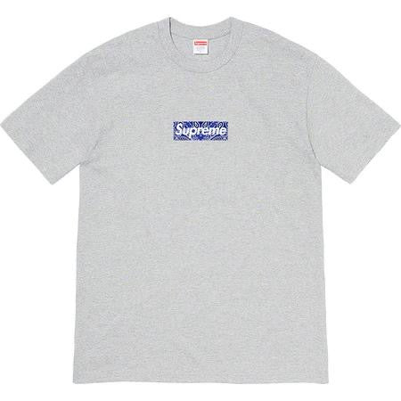 Supreme Bandana Box Logo Tee Black White Grey Navy Pink