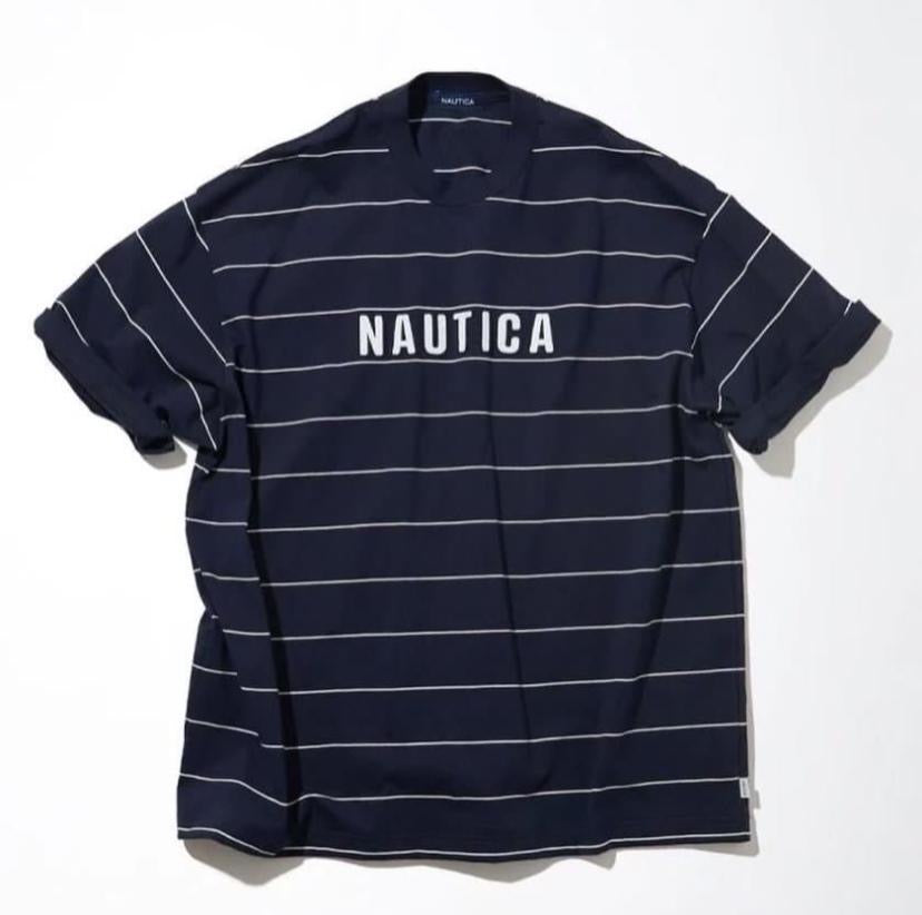 Nautica JP Pin Border Logo SS Tee