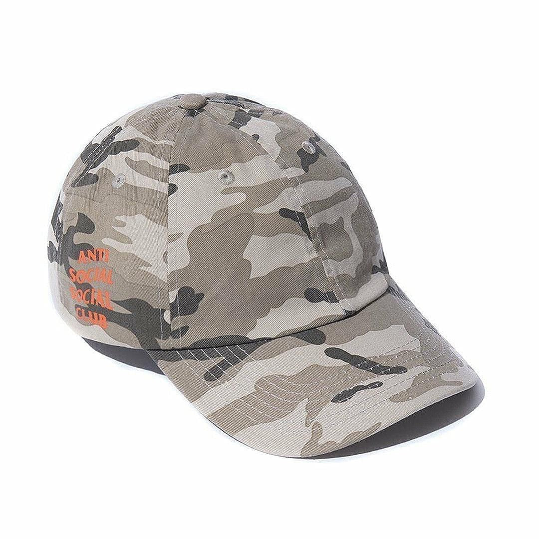 Anti Social Social Club ASSC 50 Degrees Camo Wired Cap Tan Camo