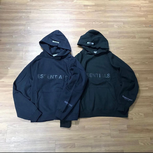 Fear of God FOG Essentials 3D Sillicon Logo Hoodie