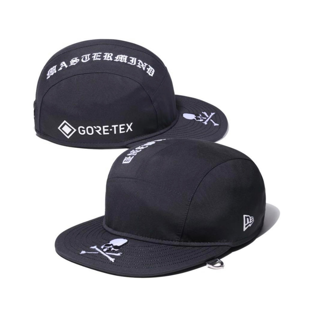 Mastermind Japan MMJ x New Era SS21 Gore-Tex Baseball Cap Black Mastermind World MMW Goretex GTX