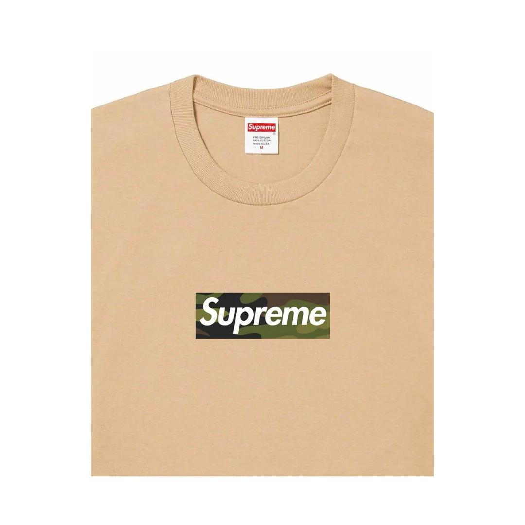 Supreme Camo Box Logo Tee Black White Grey Navy Khaki Purple