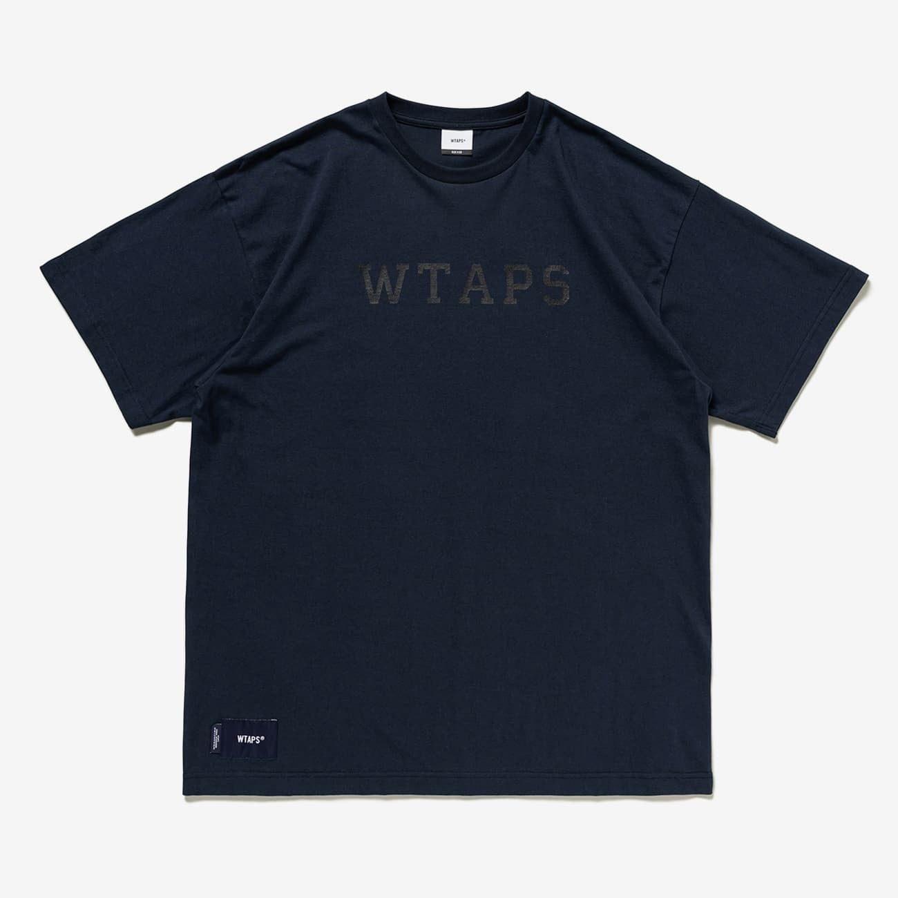 Wtaps College SS Tee Navy 231ATDT-STM06S