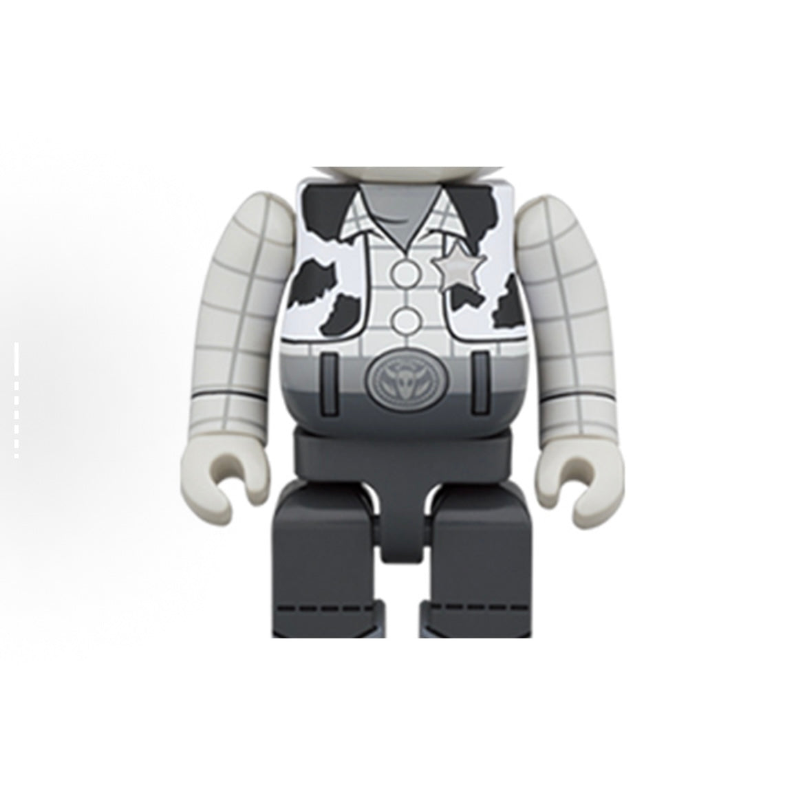 Medicom Toy Bearbrick Disney Pixar Toy Story Woody B&W Ver. 1000% Be@rbrick 黑白胡迪