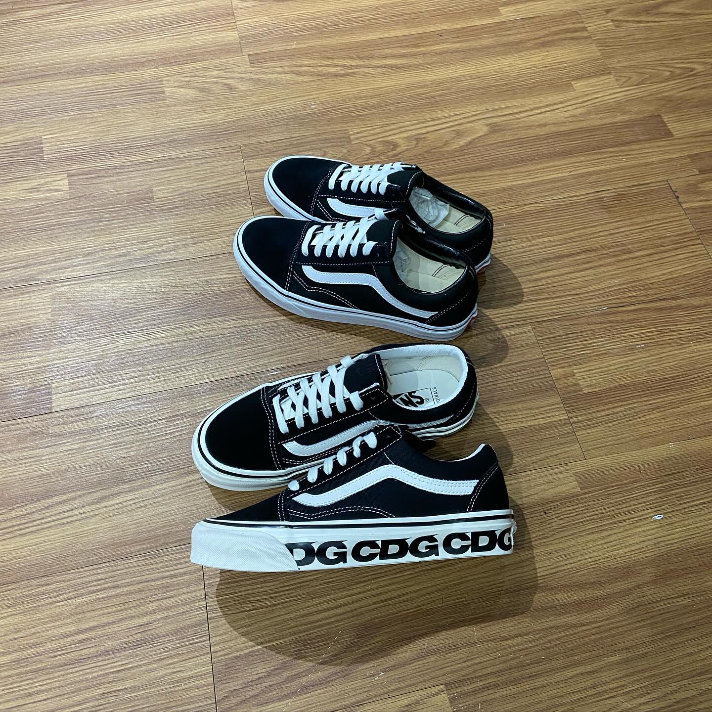 Comme des Garcons CDG x Vans OG Old Skool Lx Black VN0A4P3X60E 黑白色