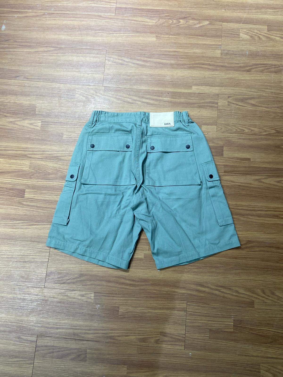 LAKH Supply Herringbone Cargo Shorts Herringbone Olive SH-HBOL