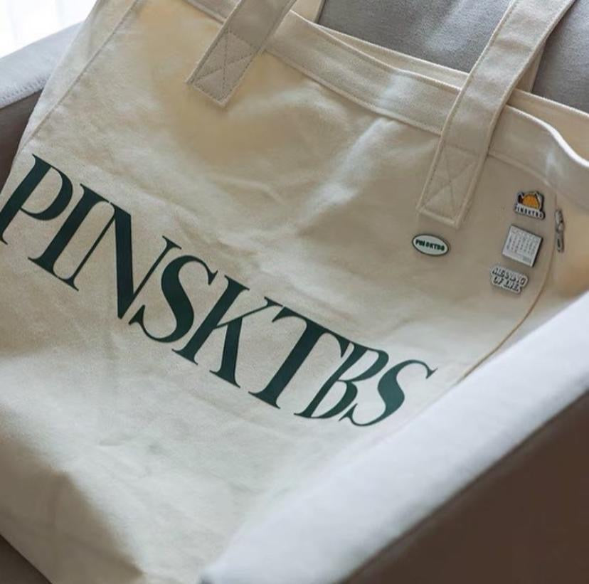 Pin Sktbs Big Tote Bag Natural