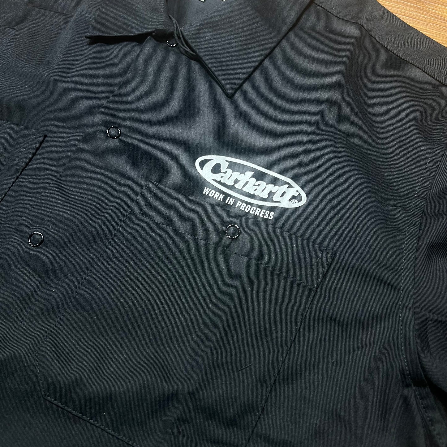 Carhartt WIP Baltimore Shirt L/S Black I024129 細節實拍