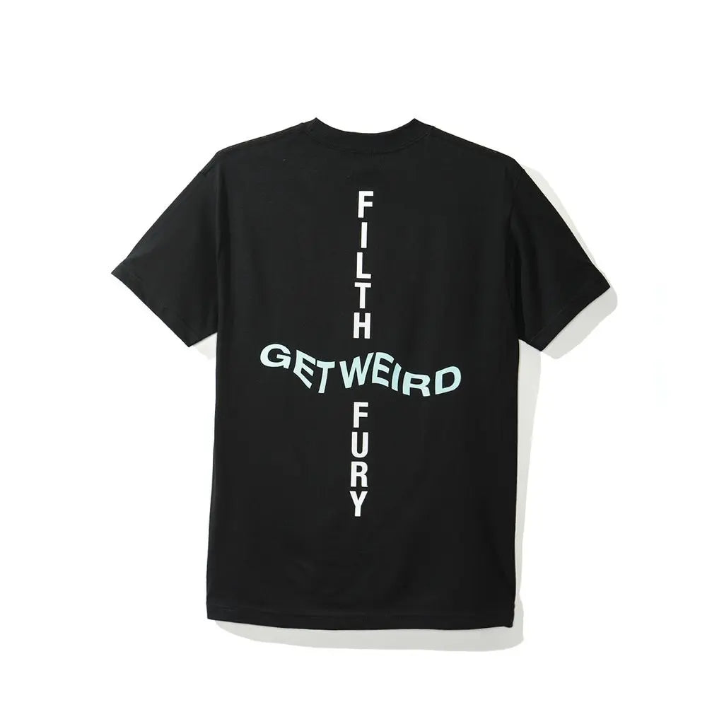 Anti Social Social Club ASSC x Neighborhood NBHD Filth Fury Tee Black (Made In USA)