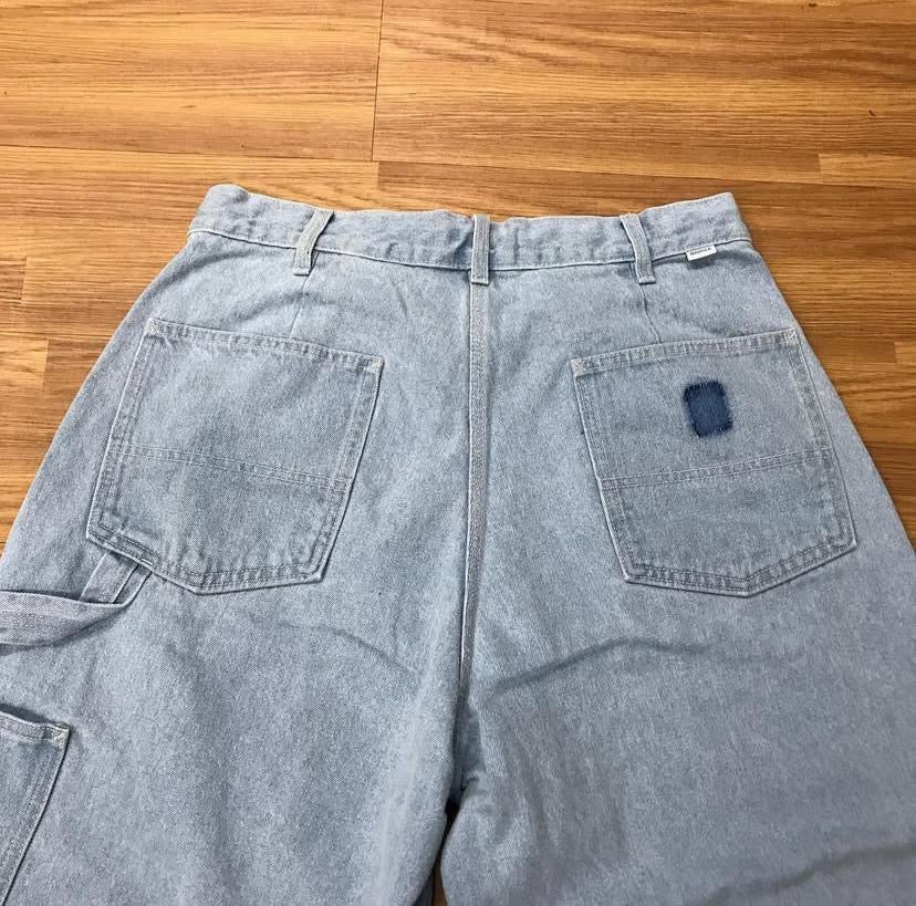 Nautica JP Basic 5-Pocket Denim Shorts Navy / Double Knee Denim Painter Shorts Light Blue