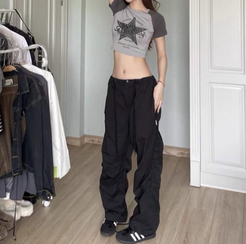 NORLN NR Parachute Trousers Black Olive