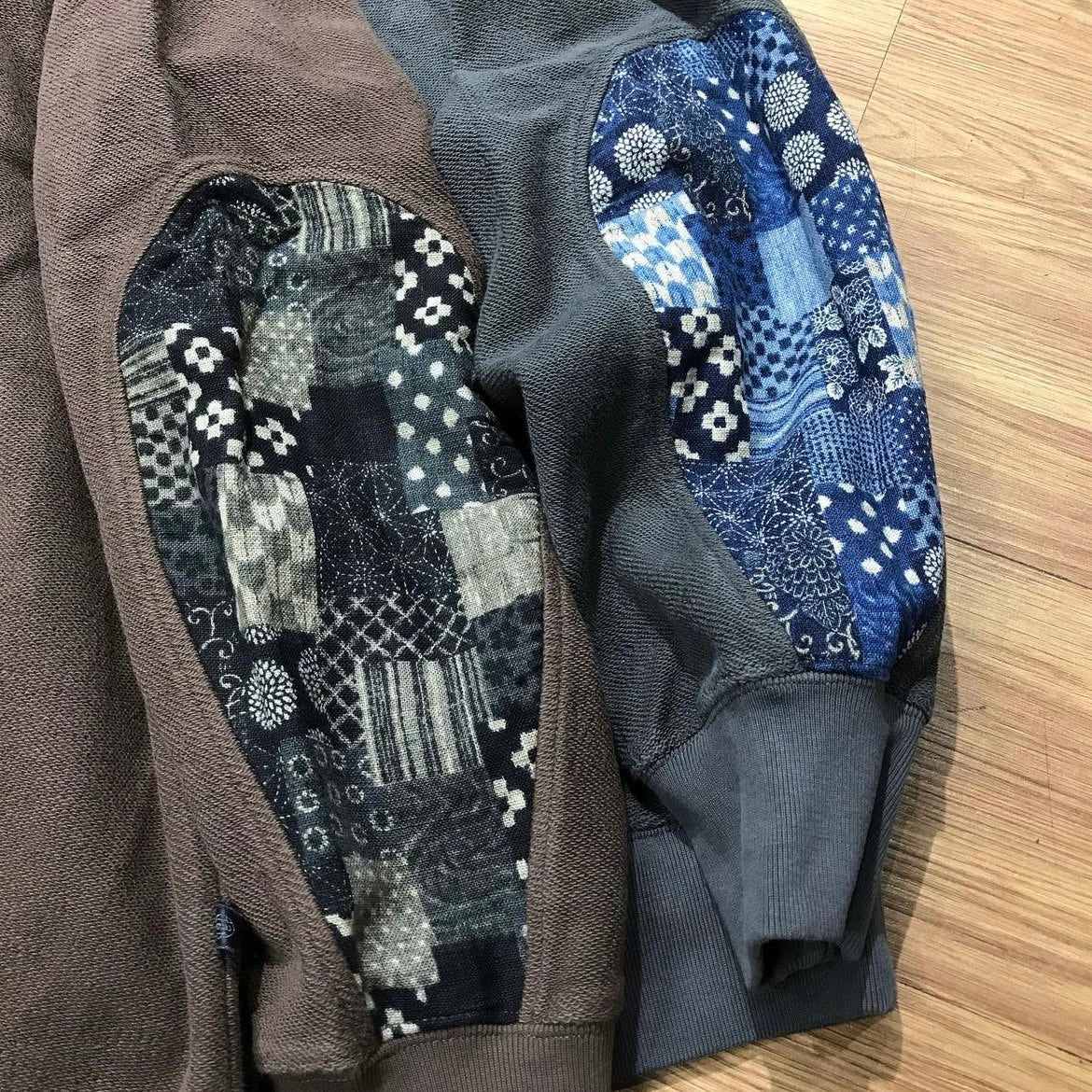 UBDD Albacore Crewneck / Hoodie Brown Patchwork