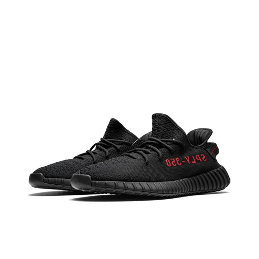 Adidas Yeezy Boost 350 V2 Bred Black Red CP9652 350v2 全黑紅字