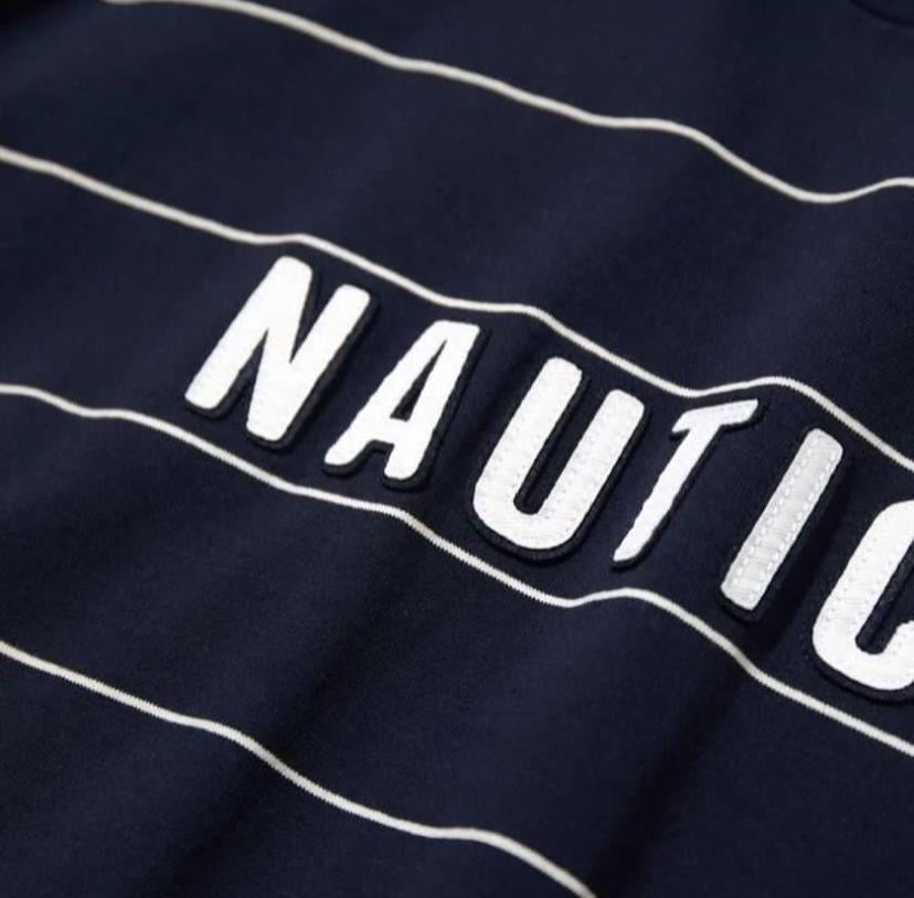 Nautica JP Pin Border Logo SS Tee