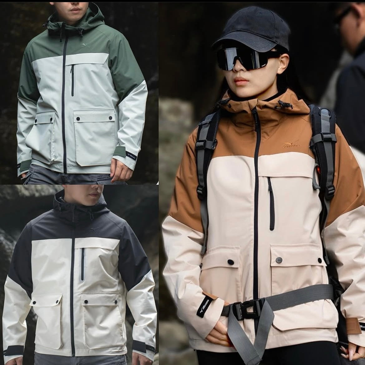Preorder 預訂 Mizuno 拼色 Waterproof Jacket 暴雨級防水硬殼式衝鋒衣