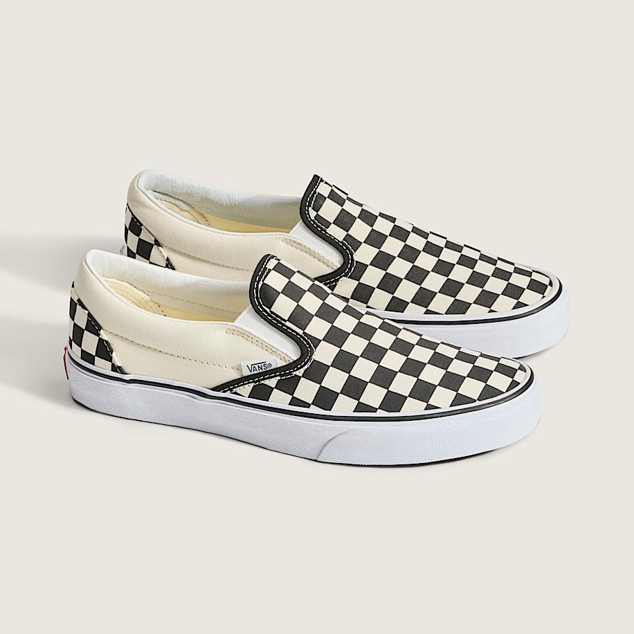 Vans Classic Slip On Black Off White Checkerboard VN000EYEBWW 黑白格仔