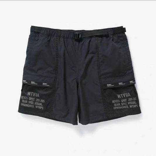 Wtaps Tracks Shorts / Nylon. Tussah Black 222BRDT-PTM07