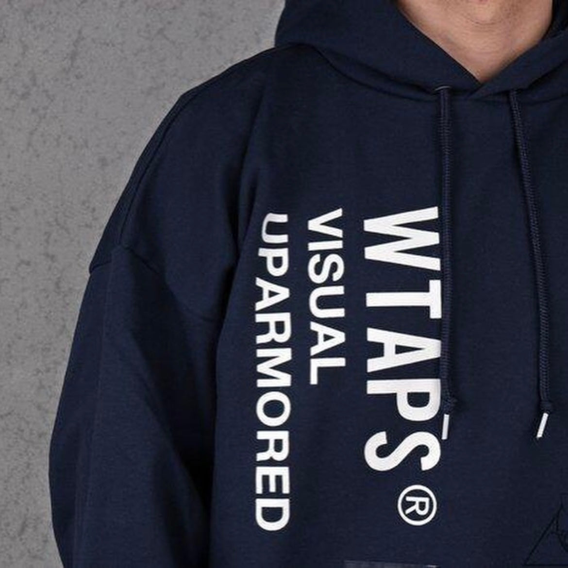 Wtaps Visual Uparmored Hoody Black Grey Navy 222ATDT-HPM02S
