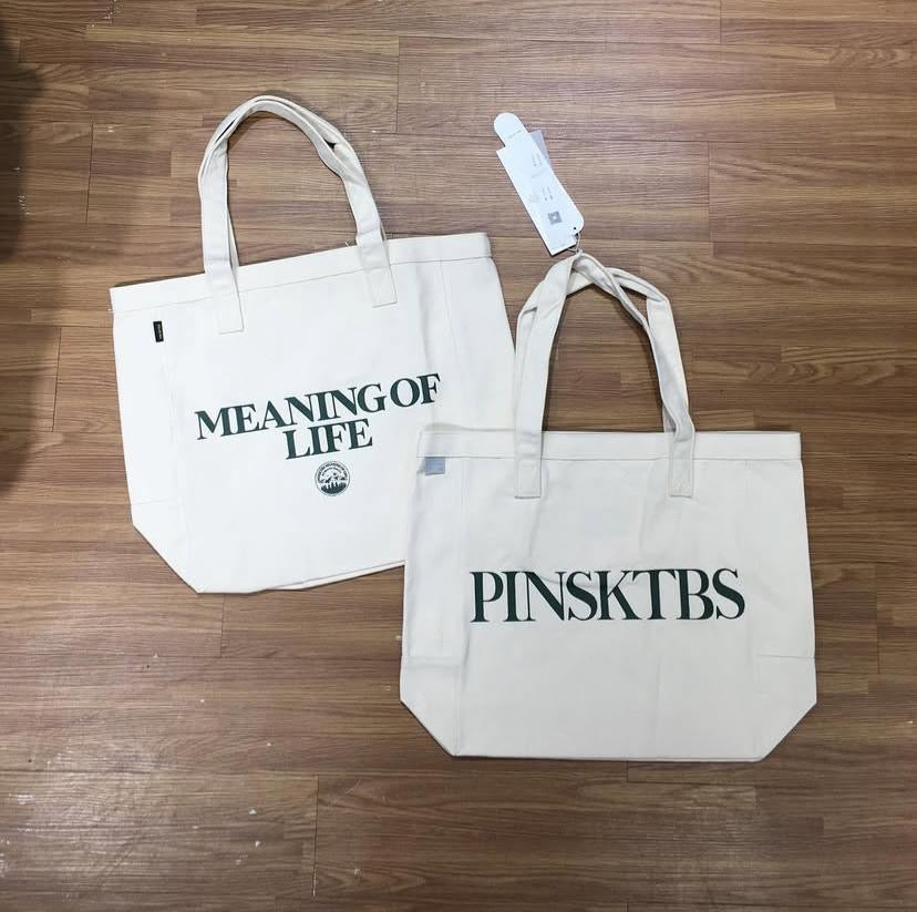 Pin Sktbs Big Tote Bag Natural