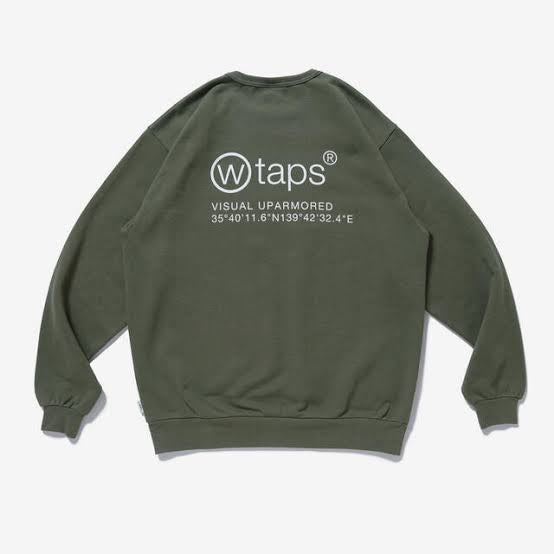 Wtaps OG Crewneck Olive 212ATDT-CP02S