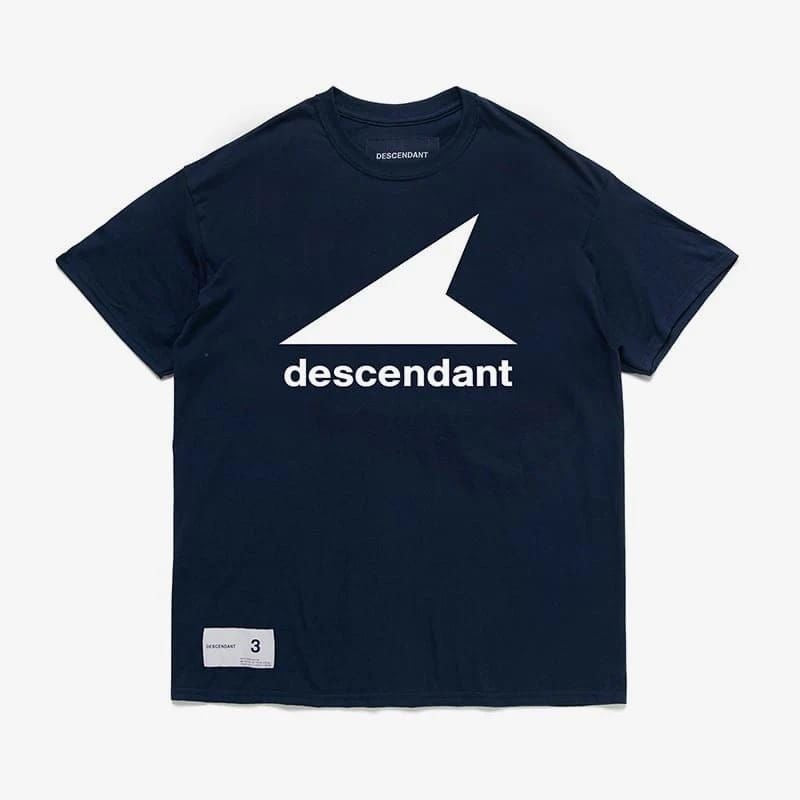 Descendant Front Cetus SS Tee Navy 231ATDS-STM09S