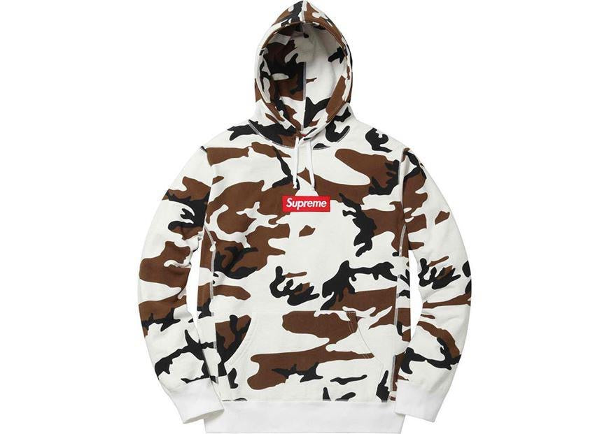 Supreme Box Logo Hooded Sweatshirt Hoodie Camo