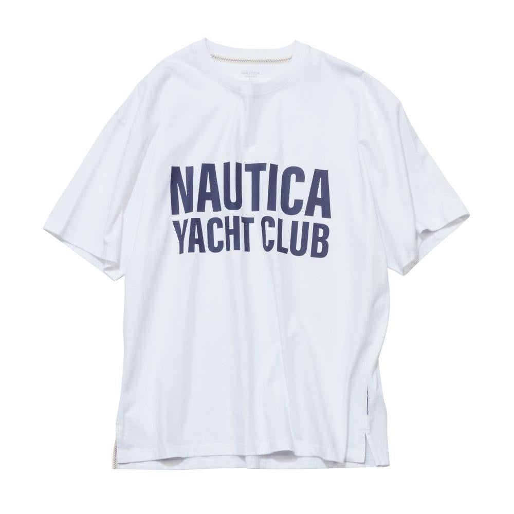 Preorder 預訂 Nautica KR Yacht Club Spellout Tee SS Navy Charcoal White