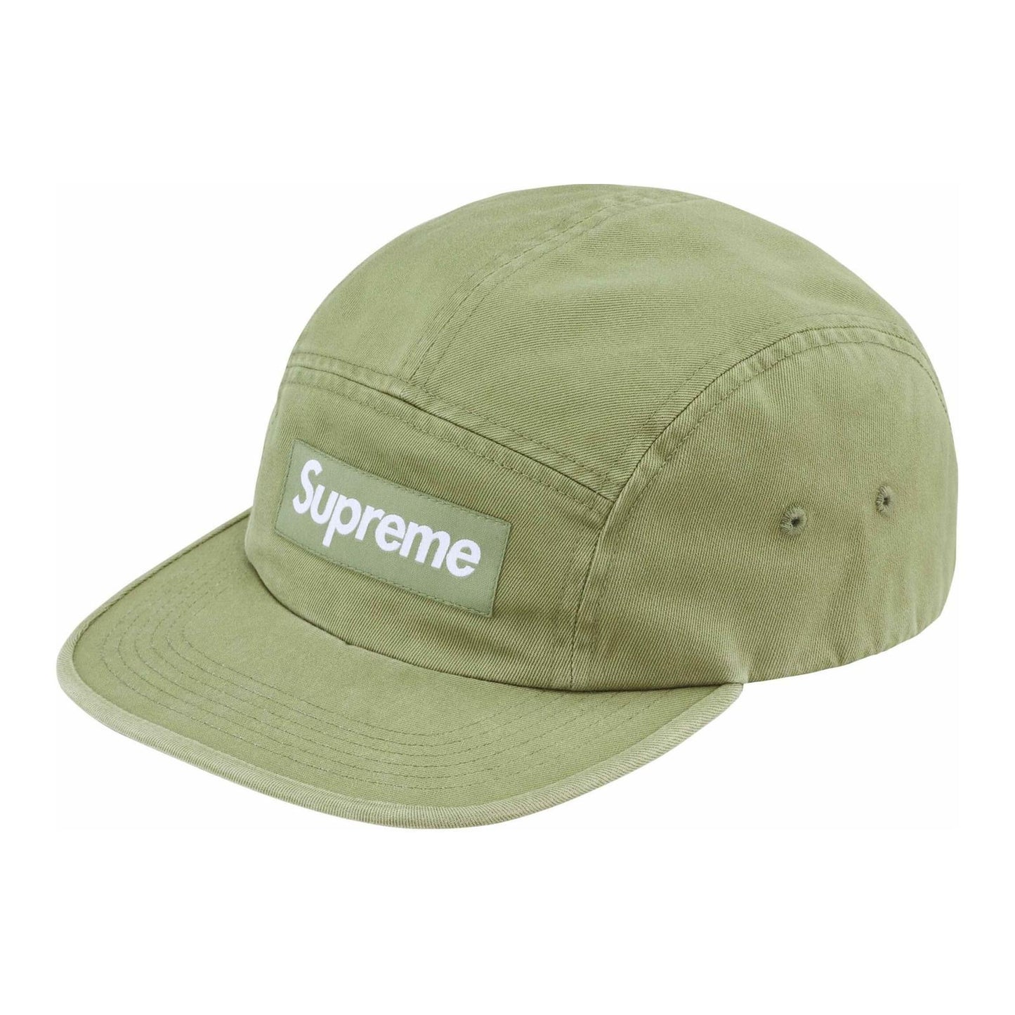 Supreme Washed Chino Twill Camp Cap Olive
