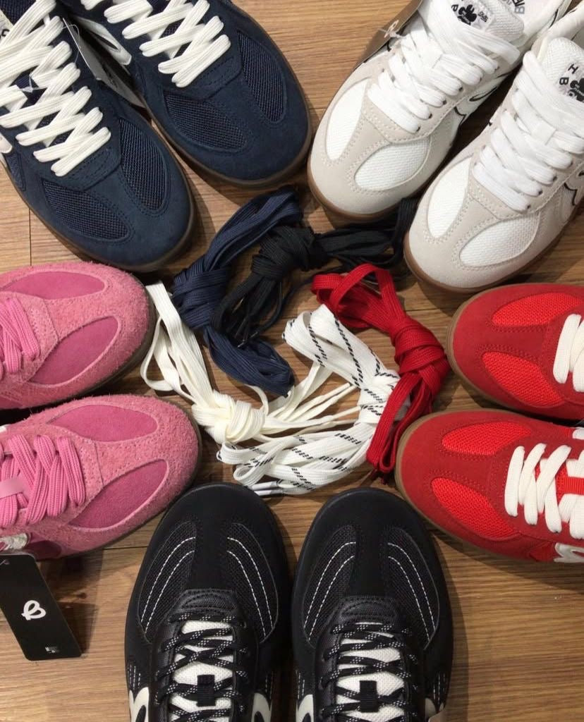 Preorder 預訂 HBD x We Flower 小花德訓鞋 German Trainer Navy Pink Red White Black